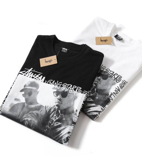 [STUSSY x GANGSTARR] 스투시 x 갱스타 23SS 콜라보 반팔티