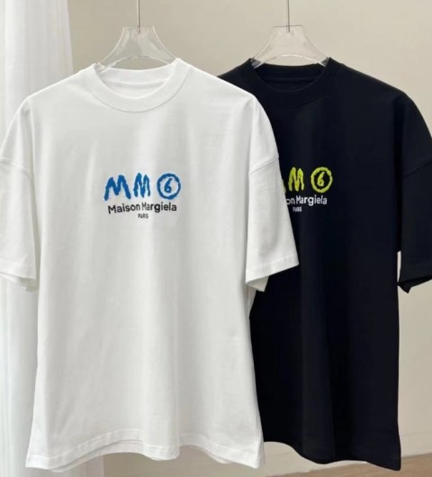 [Maison Margiela] 메종 마르지엘라 23SS MM6 타래 자수로고 반팔티