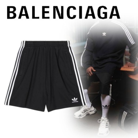 [BALENCIAGA] 발렌시아가 x 아디다스 23SS 포플린 반바지