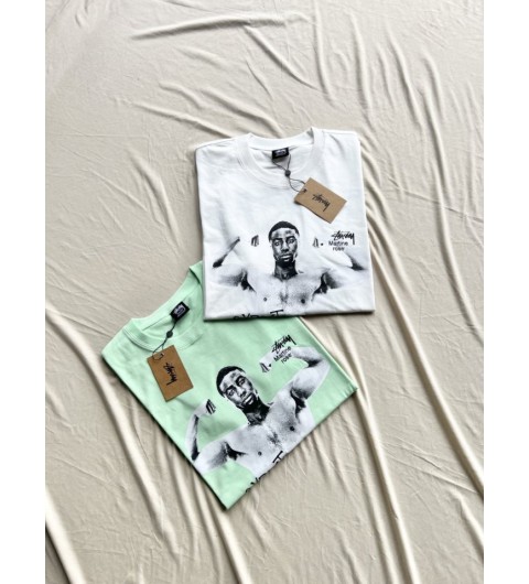 [STUSSY] 스투시 x 마틴로즈 23SS 콜라주 피그먼트 다이드 반팔 티셔츠