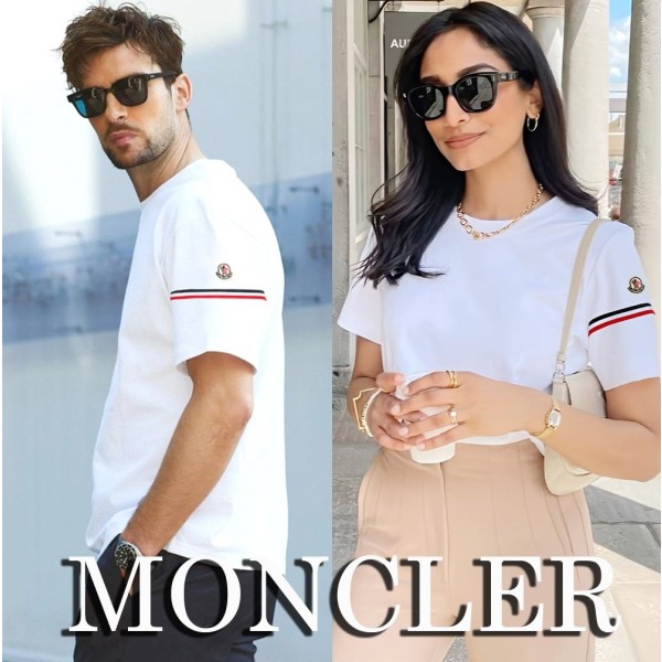 몽클레어 삼선 암밴딩 커플 티셔츠 2color-레플리카 사이트 쇼핑몰
