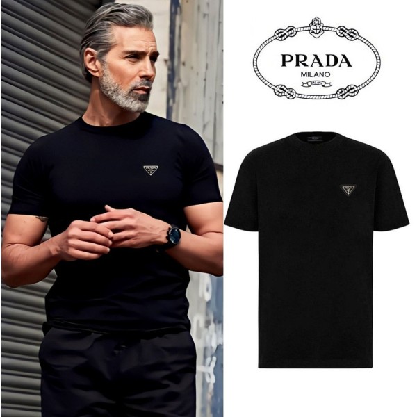 프라다 사피아노 트라이앵글 커플 티셔츠 2color-레플리카 사이트 쇼핑몰