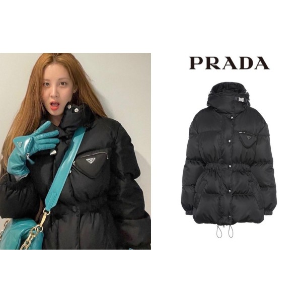 프라다 리나일론 포켓 디테일 패딩 재킷 (블랙)-레플리카 사이트 쇼핑몰