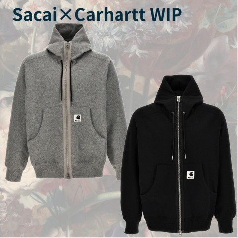 [Sacai X carhartt] 사카이 x 칼하트 23FW 콜라보 후드집업 - 2 Color