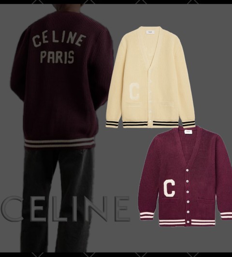 [CELINE] 셀린느 24시즌 C로고 컬리지 가디건 - 2 Color