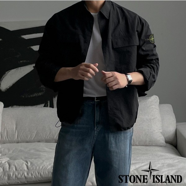 스톤아일랜드 페이드 셔츠 자켓 (3color) -19391-레플리카 사이트 쇼핑몰