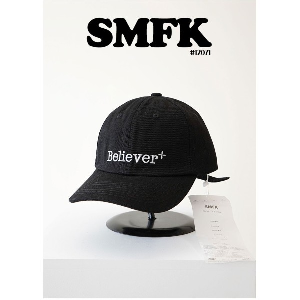 SMFK 블랙 BELIEVER 빌리버 베이스 볼캡-레플리카 사이트 쇼핑몰