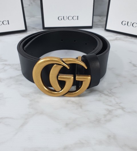 GUCCI 구찌 마몬트 금장 벨트