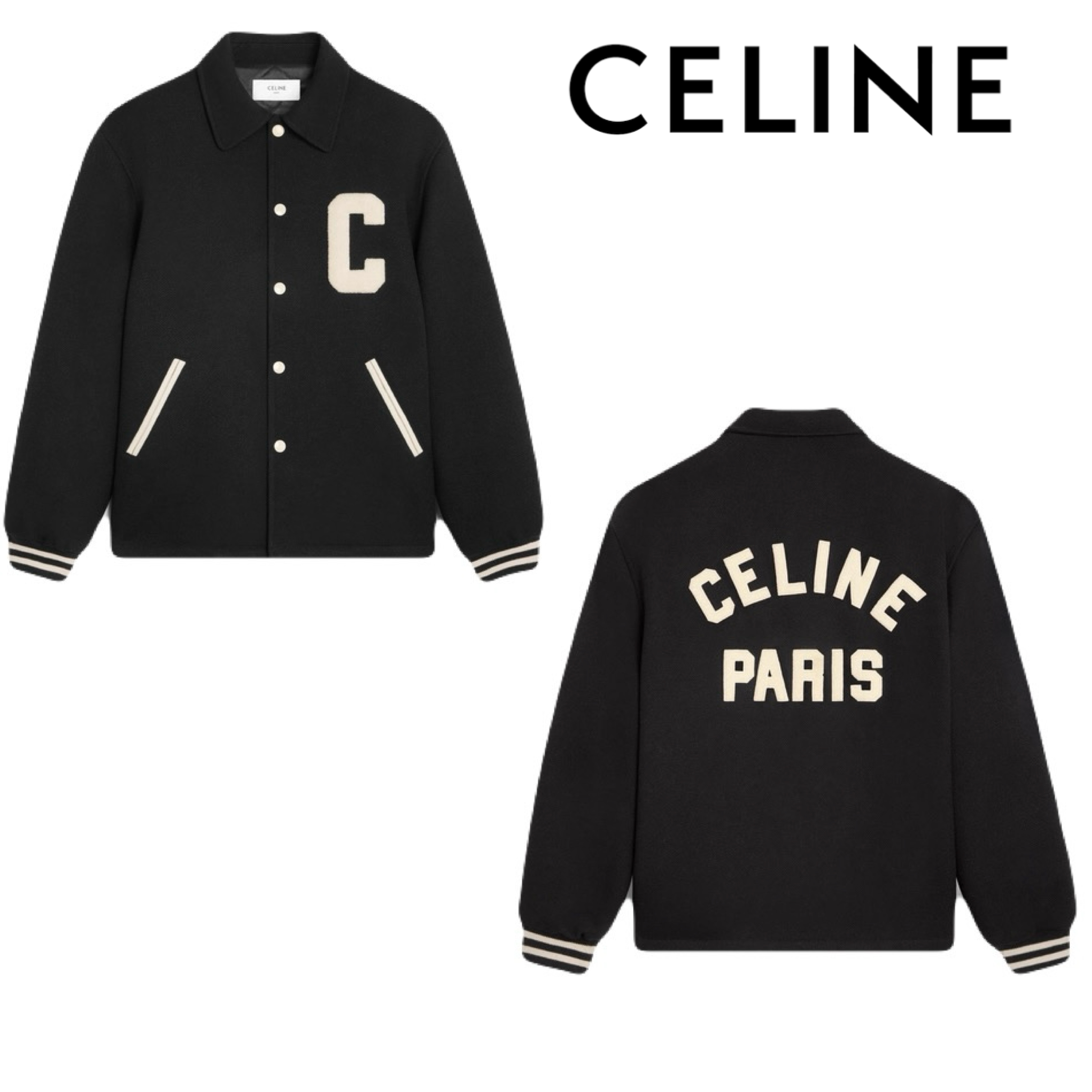 [CELINE] 셀린느 24시즌 베이스볼 테디 자켓