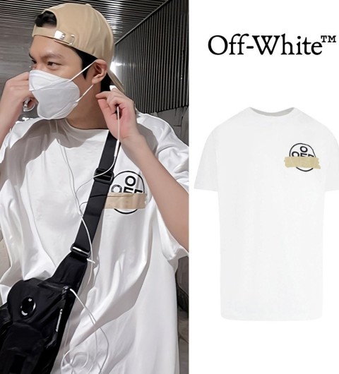 [Off-White] 오프화이트 테이프 애로우 티셔츠