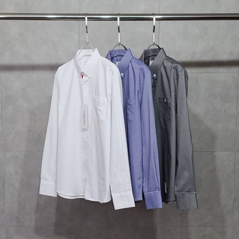 톰브라운 히든삼선 클래식 옥스포드 셔츠 3color