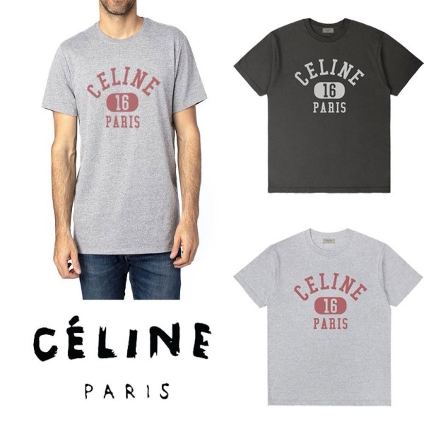 셀린느 16타원 로고 반팔 티셔츠 - 2 Color-레플리카 사이트 쇼핑몰