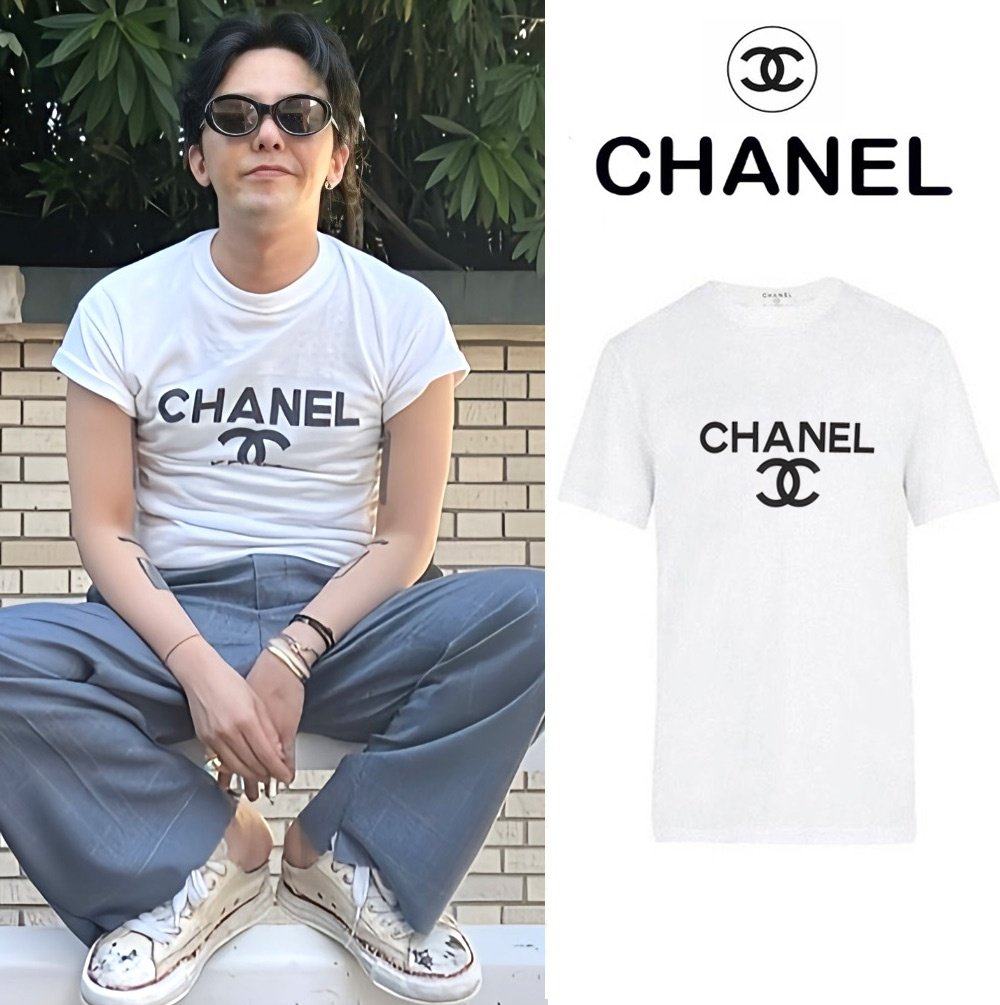 샤넬 CHANEL 클래식 로고 반팔 티셔츠