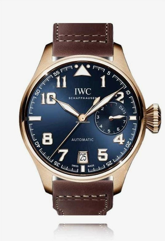 IWC 빅파일럿 에디션 워치 어린왕자 블루다이얼