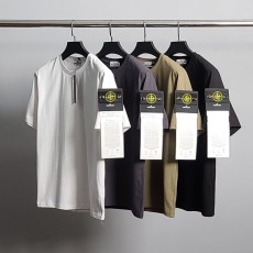 [STONE ISLAND] 로고와펜 라운드 반팔티 4color