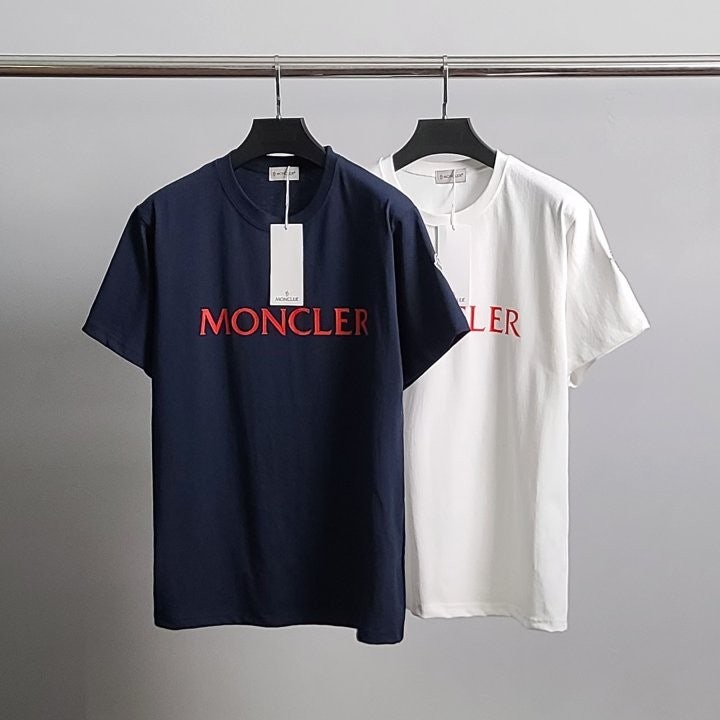 [MONCLER] 레드로고 라운드 반팔티 2color