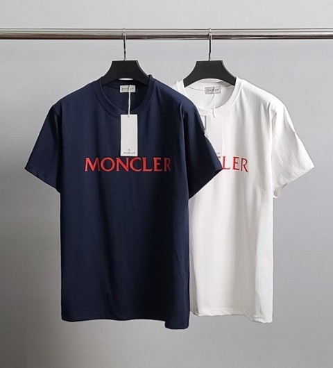 [MONCLER] 레드로고 라운드 반팔티 2color