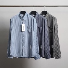 [THOM BROWNE] 린넨 세로줄 셔츠 3color