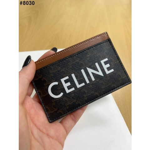 셀린느 트리오페 로고 카드 지갑 - 2 Color