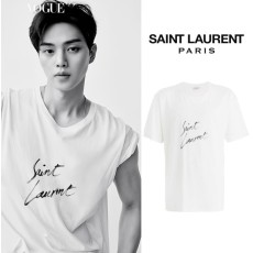 SAINT LAURENT 생로랑 시그니쳐 로고 반팔