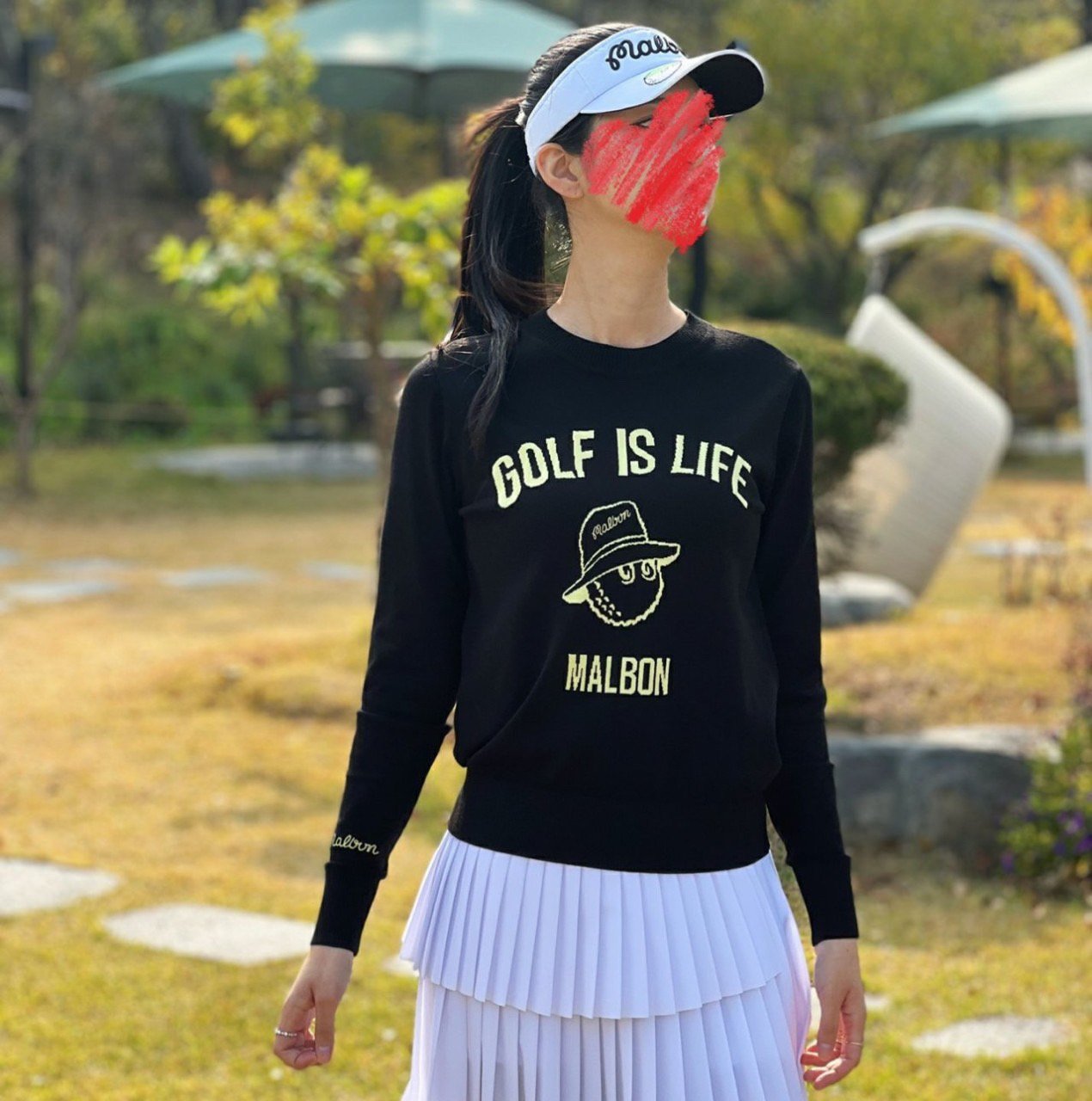 말본 여성 골프웨어 Golf Is Life 니트 ( 3 COLOR )