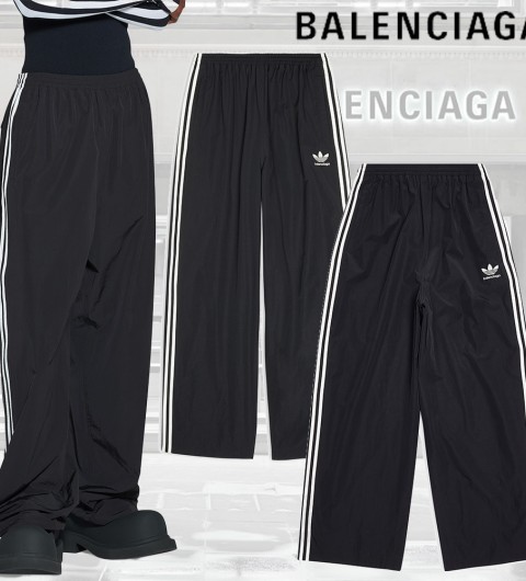 [BALENCIAGA] 발렌시아가 x 아디다스 트랙팬츠 - 블랙