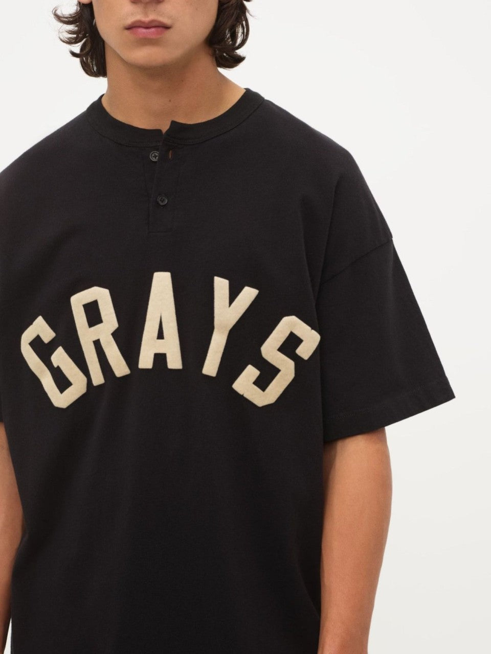 피어오브갓 GRAYS 헨리넥 티셔츠