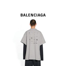 [BALENCIAGA] 발렌시아가 아카이브 로고 반팔 티셔츠 (2 COLOR)