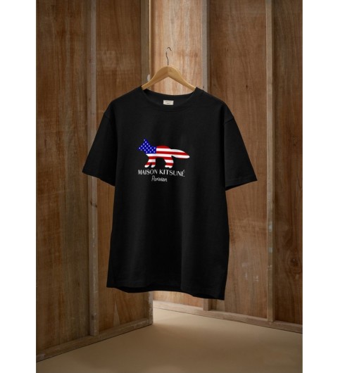 메종 키츠네 USA 폭스 반팔 티셔츠 ( 5 COLOR )